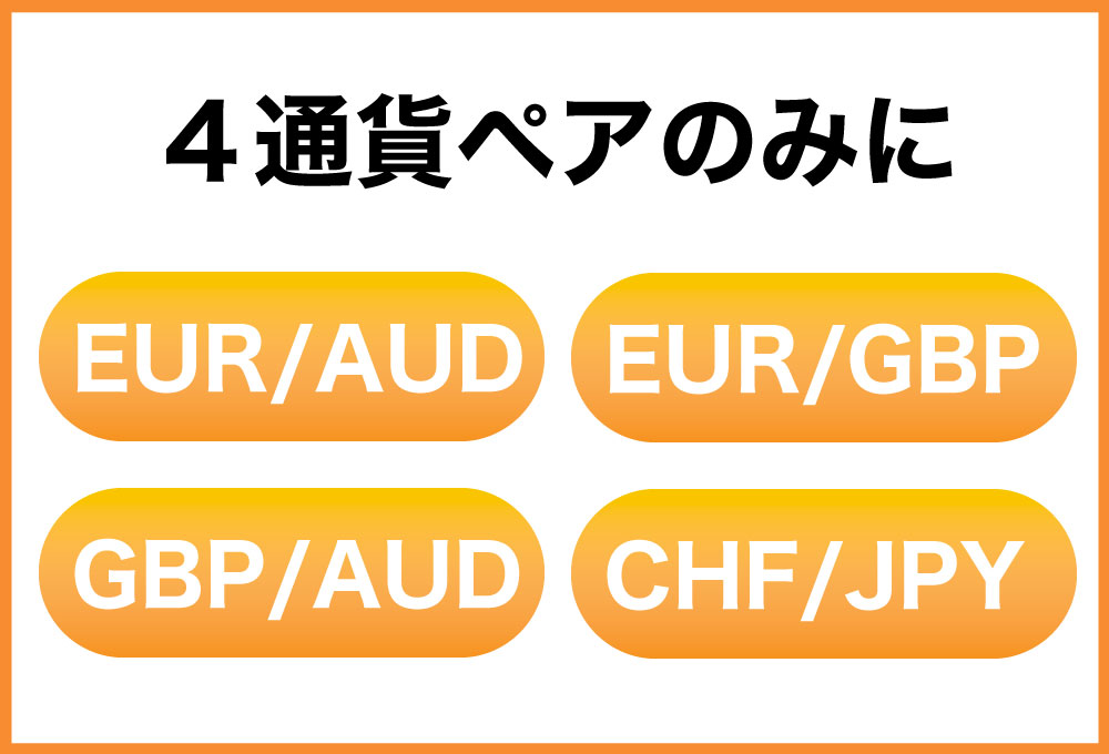 4通貨ペアに厳選
